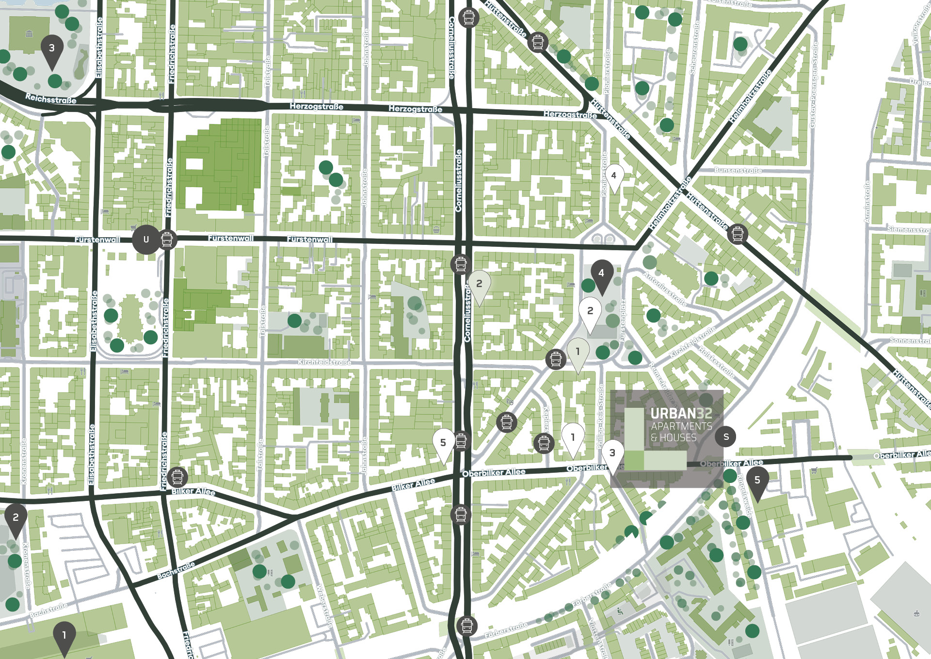 Lageplan mikro